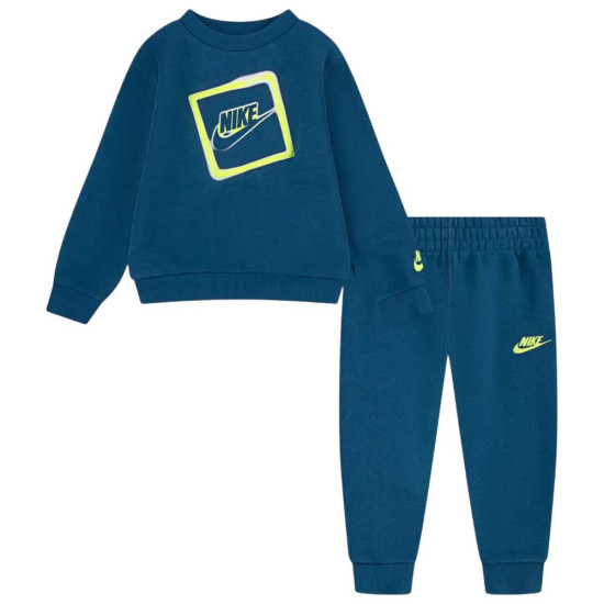 Nike Βρεφικές φόρμες σετ Glow with Me Lightweight Fleece 2-Piece Crew Set